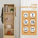 360 Degrees Rotating Makeup Cabinet With Full-Length Mirror, Jewelry Storage