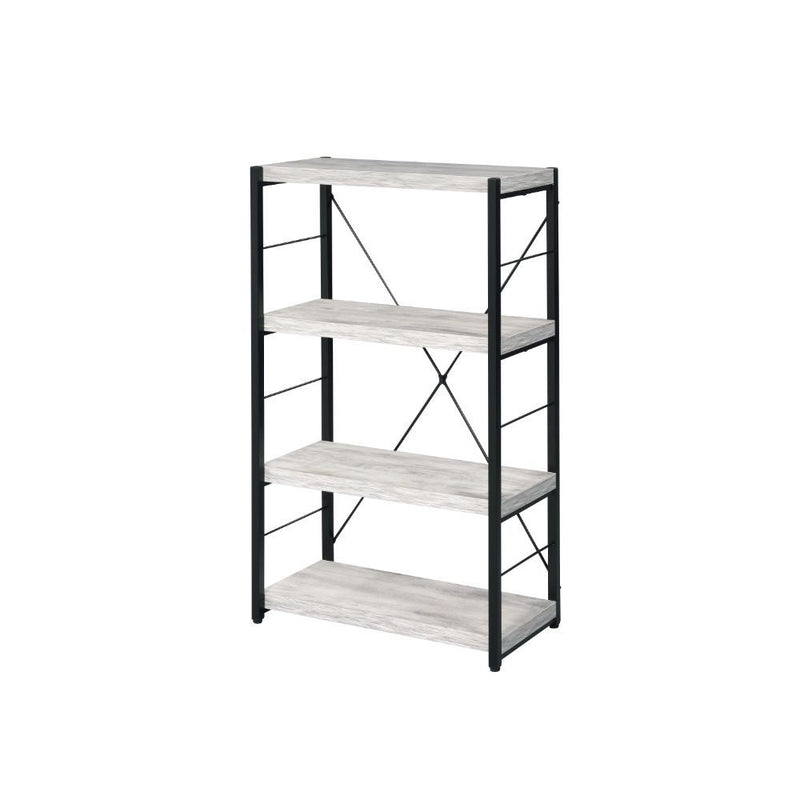 Jurgen - Bookshelf - Antique White & Black