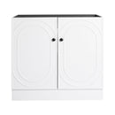 Modern Freestanding Bathroom Vanity With Soft Close Cabinet Doors