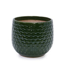 3 Pieces Flowerpot, Planter For Patio, Garden Or Windowsills - Dark Green