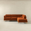Brooke - Velvet Sectional Sofa