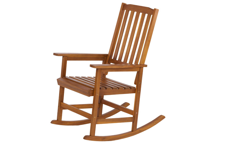 Acacia Indoor Rocking Chair, Outdoor Solid Patio Furniture