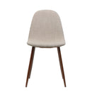 Elegant Dining Chair Set With Fabric