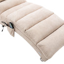 Massage Chaise Lounge Indoor With Remote Control, Ergonomic Electric Massage Lounger
