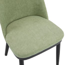 Modern Dining Chair With Curved Backrest