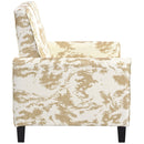 Push Back Upholstered Recliner Armchair