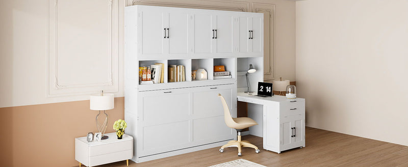 Murphy Wall Bed With Closet, Drawers & Desk