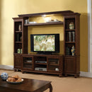 Dita - Entertainment Center - Walnut - Atlantic Fine Furniture Inc