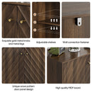 Sideboard Buffet With Storage For Living Room - Walnut