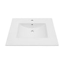 Premium Rectangular Vanity Top With Single Faucet Hole And Overflow