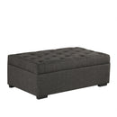 Convertible Folding Sofa Bed Ottoman With Memory Mattress And Tufted Design