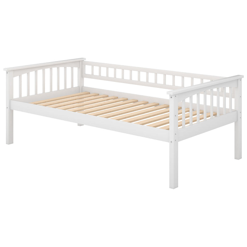 Twin Over Twin Bunk Bed With Drawers, Convertible Beds