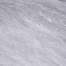 Modern Sintered Stone Dining Table Glossy Rock Surface Family Dining Table For 8 People With Sturdy Metal Legs Contemporary Kitchen Restaurant Furniture - Black / Gray