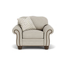 Bexley - Fabric Chair, Nailhead Trim