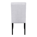 5 Piece Round Dining Table Set, Modern Dining Table And 4 Upholstered Chairs For Dining Room