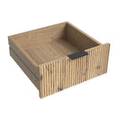 Multi Functional 3 Drawer Nightstand, Perfect For Storing Items Of Different Heights, A Perfect Combination Of Nature And Fashion - Black