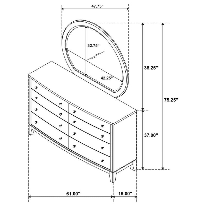Granada - 8-Drawer Dresser