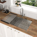 Modern Style Undermount Sink With Stainless Steel, Deep Single Bowl