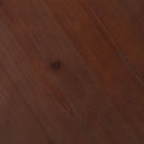 Elegant Coffee Table With Rimmed Top And Curved Design