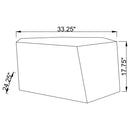 Capella - Mirrored Abstract Geometric Coffee Table - Silver