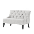 Nicole - French Style Upholstered Loveseat With Tufted Backrest