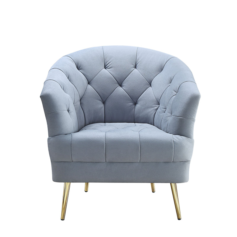 Bayram - Chair - Light Gray Velvet