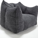 Comfortable Chenille Sofa Chairs With Highly Resilient Foam For Living Rooms And Bedrooms