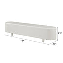 Keely - TV Stand - White High Gloss