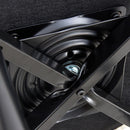 Modern Upholstered 360° Rotatable Bar Chair With Metal Legs For Dining Room (Set of 2)