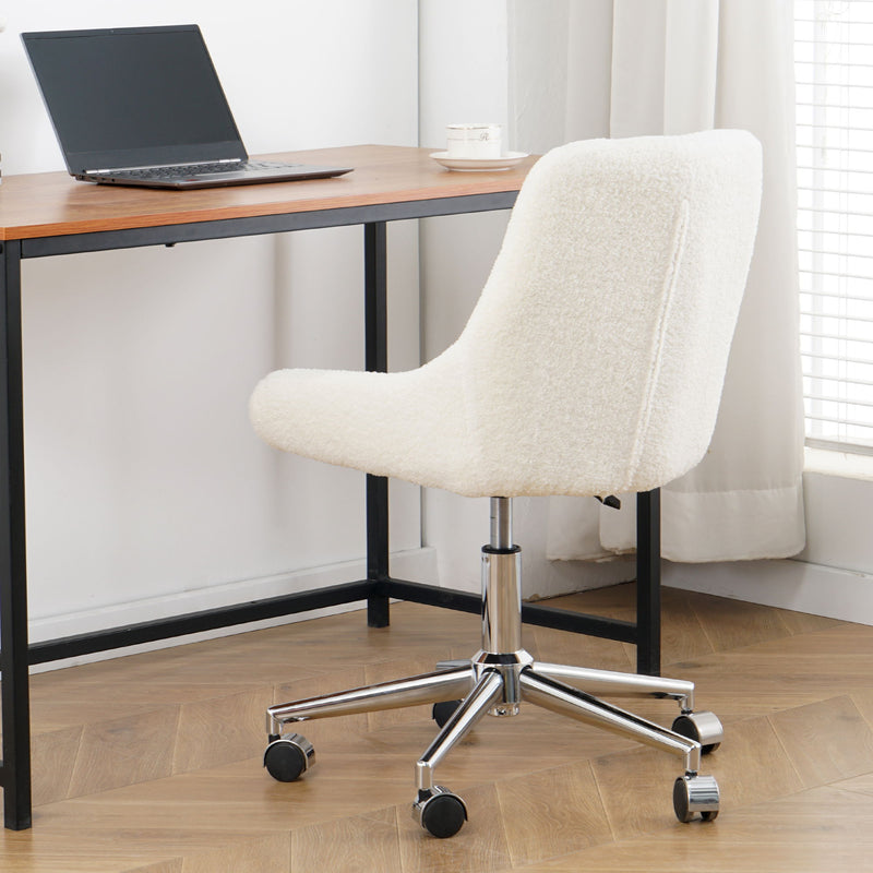 Adjustable And Space-Saving Chair With Golden Electroplated Legs