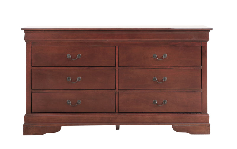 Louis Phillipe - 6-Drawer Dresser