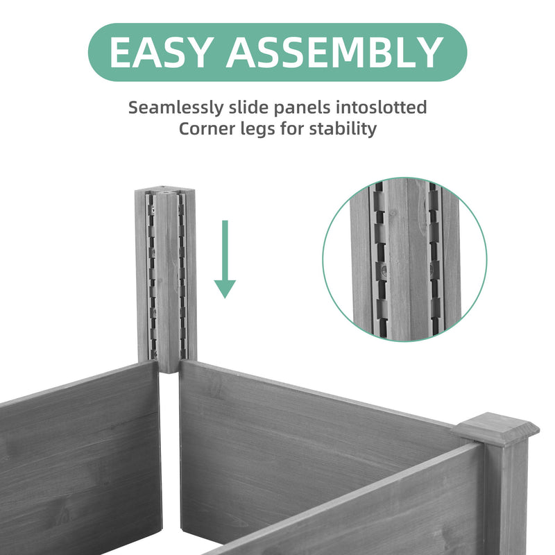 Outdoor Raised Garden Bed