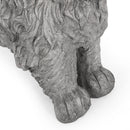 Cocker Spaniel Dog Statue - Gray