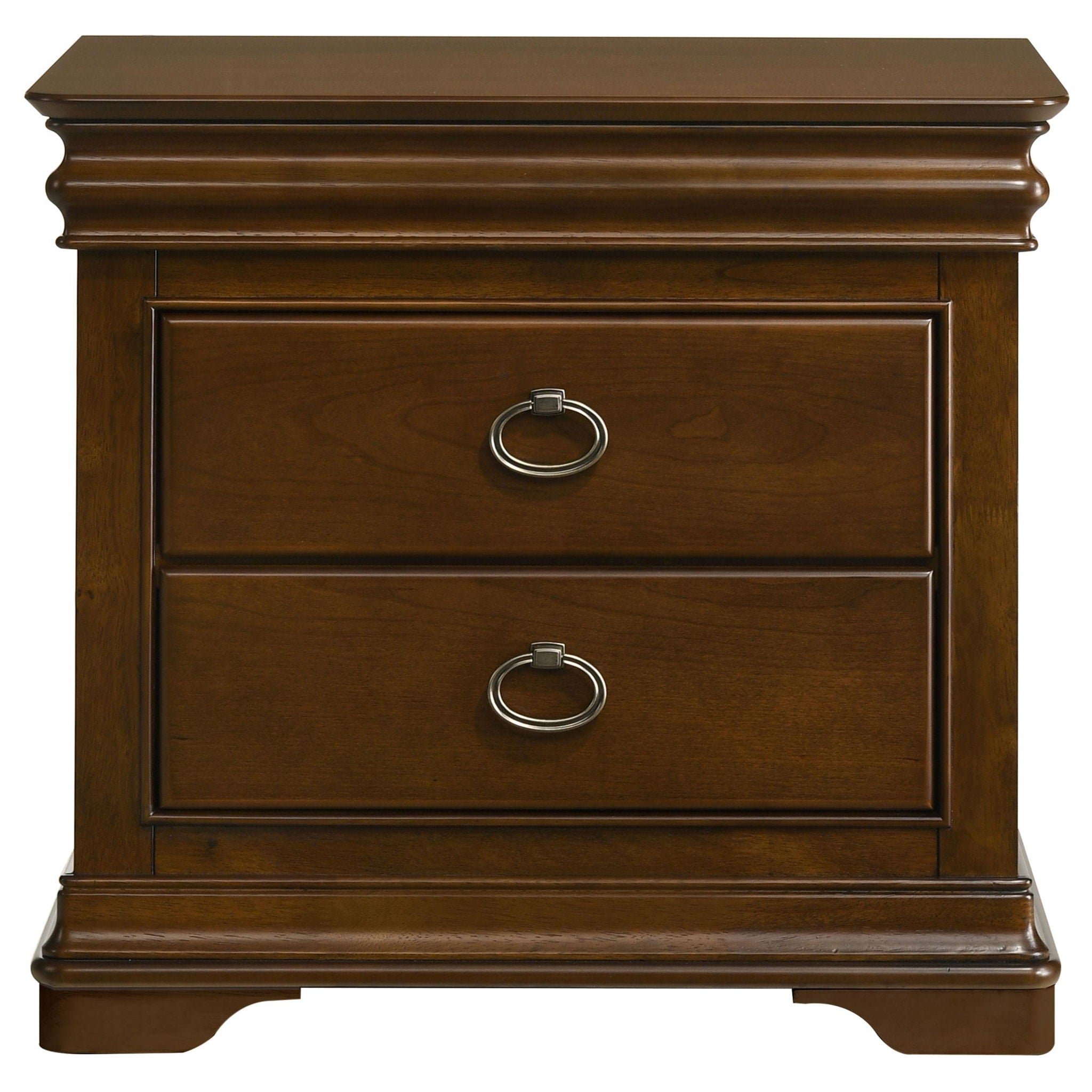Garland 3-drawer Nightstand Bedside Table Brown Cherry