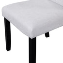 5 Piece Round Dining Table Set, Modern Dining Table And 4 Upholstered Chairs For Dining Room