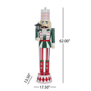 Classic Nutcracker Holiday Decor, Durable Construction - Green / Red / White