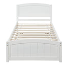 Platform Bed & Headboard, Footboard And Wood Slat Support