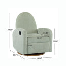 Contemporary 360 Swivel And Glider Recliner Chair