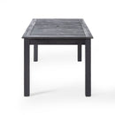 Outdoor Expandable Dining Table With Square Legs