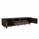 TV Stand With Drawers, Accent Entertainment Center For Living Room - Dark Brown