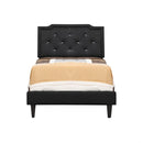 Button Tufted Bed Charming For Cozy Spaces