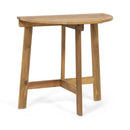Outdoor Half Round Folding Acacia Wood Bistro Table