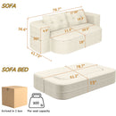 Convertible Floor Sofa Bed With Multi Functional Blanket