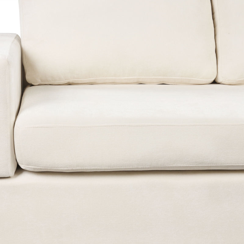 Sectional Sofa Upholstered Sofa Couch With Reversible Armrests For Living Room