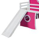 Loft Bed & Slide Tent And Tower