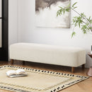 Contemporary Ottoman With Foam Cushion And Durable Upholstery