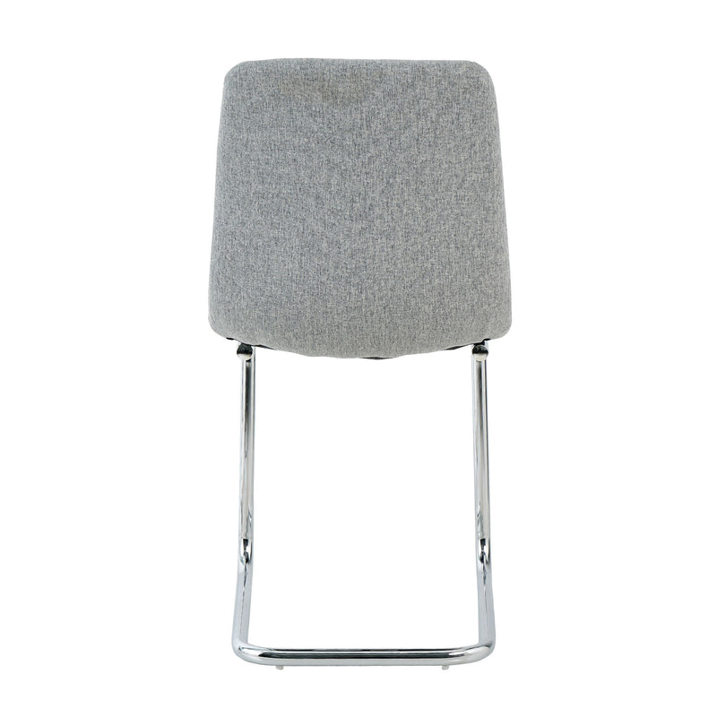Modern Dining Chair With Metal Legs