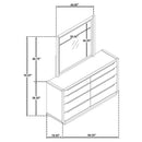 Leandro - 8-Drawer Bedroom Dresser Cabinet