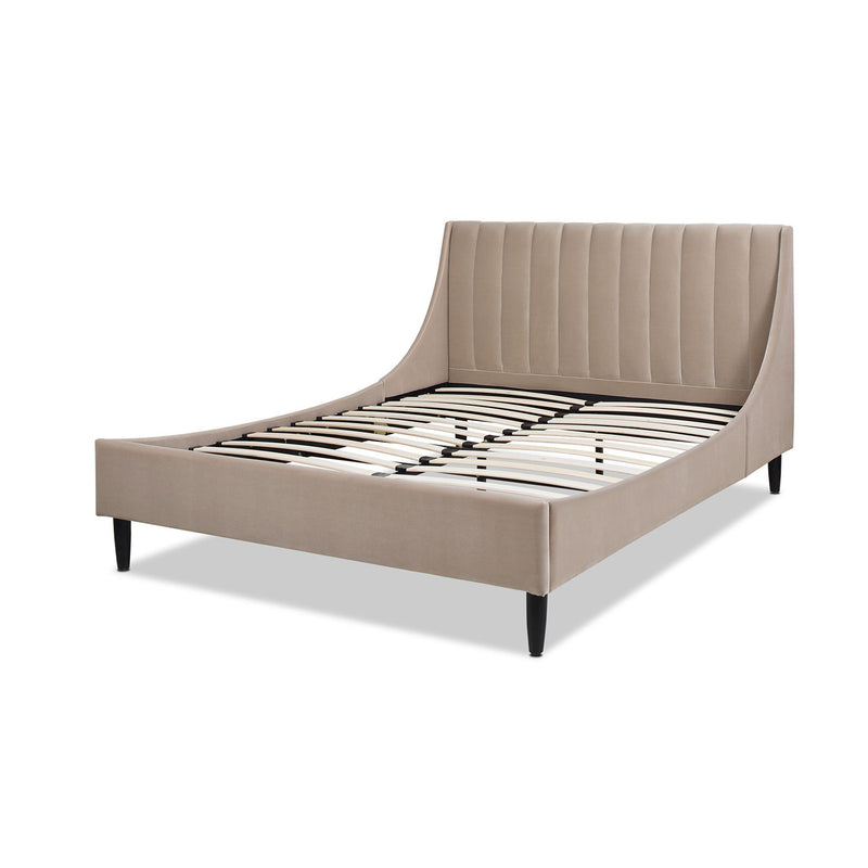 Aspen - Vertical Tufted Modern Headboard Platform Bed Set