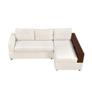 Sectional Sofa Upholstered Sofa Couch With Reversible Armrests For Living Room